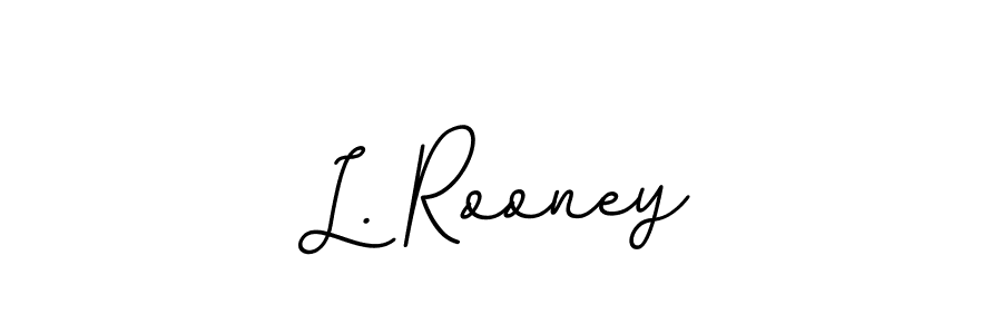 The best way (BallpointsItalic-DORy9) to make a short signature is to pick only two or three words in your name. The name L. Rooney include a total of six letters. For converting this name. L. Rooney signature style 11 images and pictures png