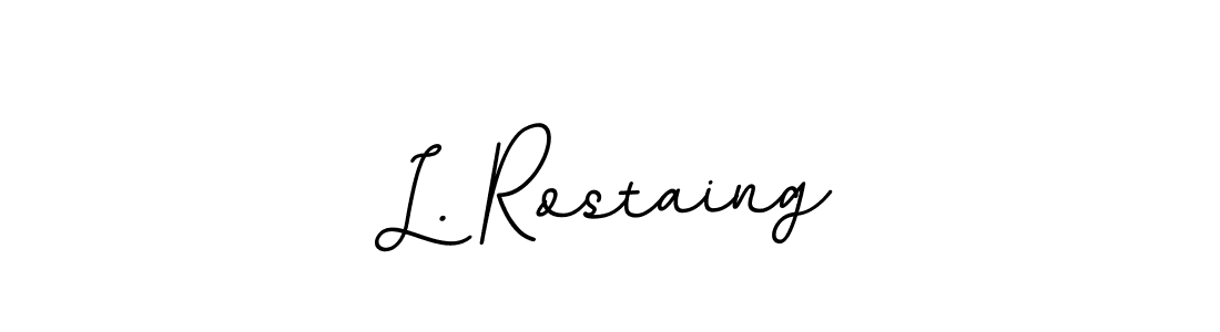 Similarly BallpointsItalic-DORy9 is the best handwritten signature design. Signature creator online .You can use it as an online autograph creator for name L. Rostaing. L. Rostaing signature style 11 images and pictures png