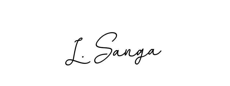 Also we have L. Sanga name is the best signature style. Create professional handwritten signature collection using BallpointsItalic-DORy9 autograph style. L. Sanga signature style 11 images and pictures png