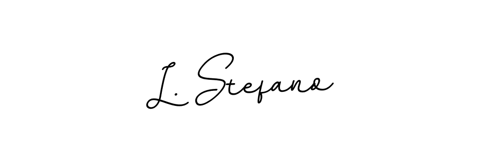 BallpointsItalic-DORy9 is a professional signature style that is perfect for those who want to add a touch of class to their signature. It is also a great choice for those who want to make their signature more unique. Get L. Stefano name to fancy signature for free. L. Stefano signature style 11 images and pictures png