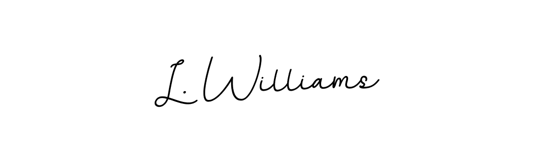 How to make L. Williams signature? BallpointsItalic-DORy9 is a professional autograph style. Create handwritten signature for L. Williams name. L. Williams signature style 11 images and pictures png