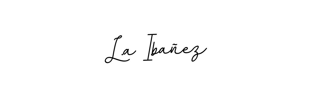 How to Draw L.a Ibañez signature style? BallpointsItalic-DORy9 is a latest design signature styles for name L.a Ibañez. L.a Ibañez signature style 11 images and pictures png