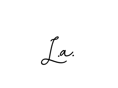 Check out images of Autograph of L.a. name. Actor L.a. Signature Style. BallpointsItalic-DORy9 is a professional sign style online. L.a. signature style 11 images and pictures png
