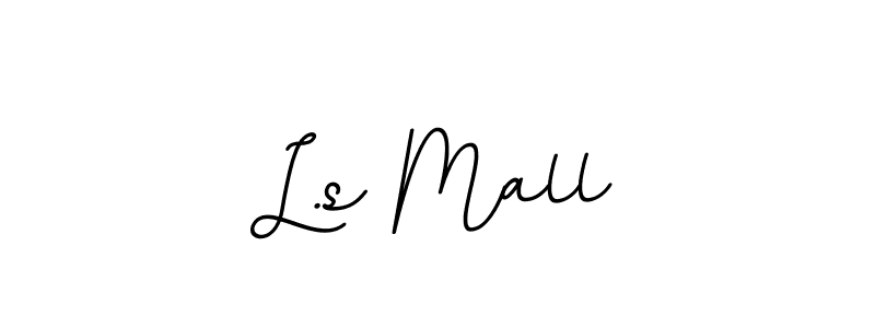 The best way (BallpointsItalic-DORy9) to make a short signature is to pick only two or three words in your name. The name L.s Mall include a total of six letters. For converting this name. L.s Mall signature style 11 images and pictures png