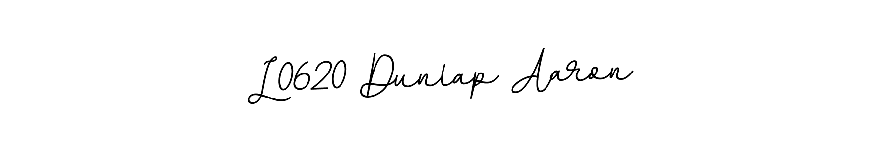 The best way (BallpointsItalic-DORy9) to make a short signature is to pick only two or three words in your name. The name L0620 Dunlap Aaron include a total of six letters. For converting this name. L0620 Dunlap Aaron signature style 11 images and pictures png