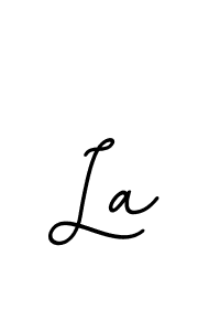 if you are searching for the best signature style for your name La. so please give up your signature search. here we have designed multiple signature styles  using BallpointsItalic-DORy9. La signature style 11 images and pictures png