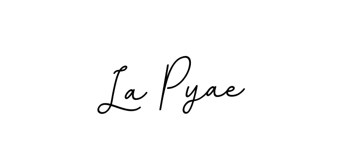 Check out images of Autograph of La Pyae name. Actor La Pyae Signature Style. BallpointsItalic-DORy9 is a professional sign style online. La Pyae signature style 11 images and pictures png