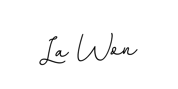 Similarly BallpointsItalic-DORy9 is the best handwritten signature design. Signature creator online .You can use it as an online autograph creator for name La Won. La Won signature style 11 images and pictures png