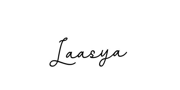 Make a beautiful signature design for name Laasya. With this signature (BallpointsItalic-DORy9) style, you can create a handwritten signature for free. Laasya signature style 11 images and pictures png