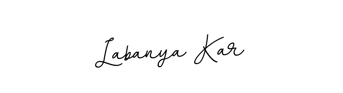 BallpointsItalic-DORy9 is a professional signature style that is perfect for those who want to add a touch of class to their signature. It is also a great choice for those who want to make their signature more unique. Get Labanya Kar name to fancy signature for free. Labanya Kar signature style 11 images and pictures png