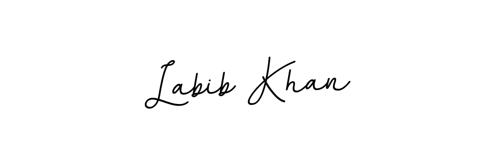 if you are searching for the best signature style for your name Labib Khan. so please give up your signature search. here we have designed multiple signature styles  using BallpointsItalic-DORy9. Labib Khan signature style 11 images and pictures png