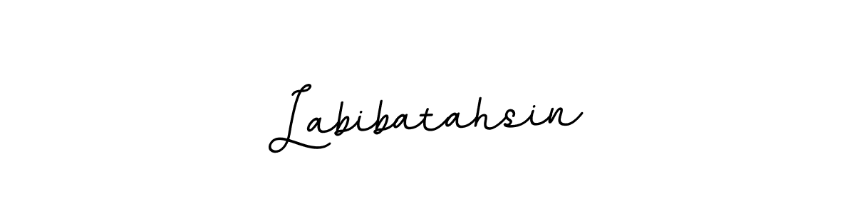 if you are searching for the best signature style for your name Labibatahsin. so please give up your signature search. here we have designed multiple signature styles  using BallpointsItalic-DORy9. Labibatahsin signature style 11 images and pictures png