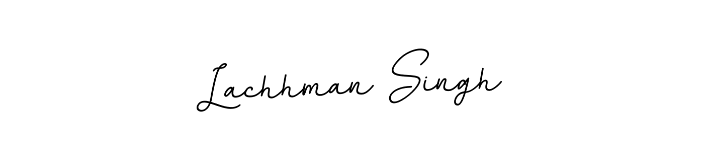 Design your own signature with our free online signature maker. With this signature software, you can create a handwritten (BallpointsItalic-DORy9) signature for name Lachhman Singh. Lachhman Singh signature style 11 images and pictures png