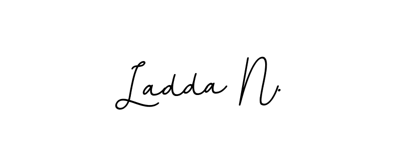 BallpointsItalic-DORy9 is a professional signature style that is perfect for those who want to add a touch of class to their signature. It is also a great choice for those who want to make their signature more unique. Get Ladda N. name to fancy signature for free. Ladda N. signature style 11 images and pictures png