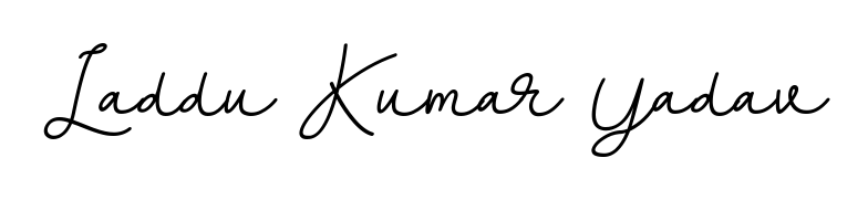 It looks like you need a new signature style for name Laddu Kumar Yadav. Design unique handwritten (BallpointsItalic-DORy9) signature with our free signature maker in just a few clicks. Laddu Kumar Yadav signature style 11 images and pictures png