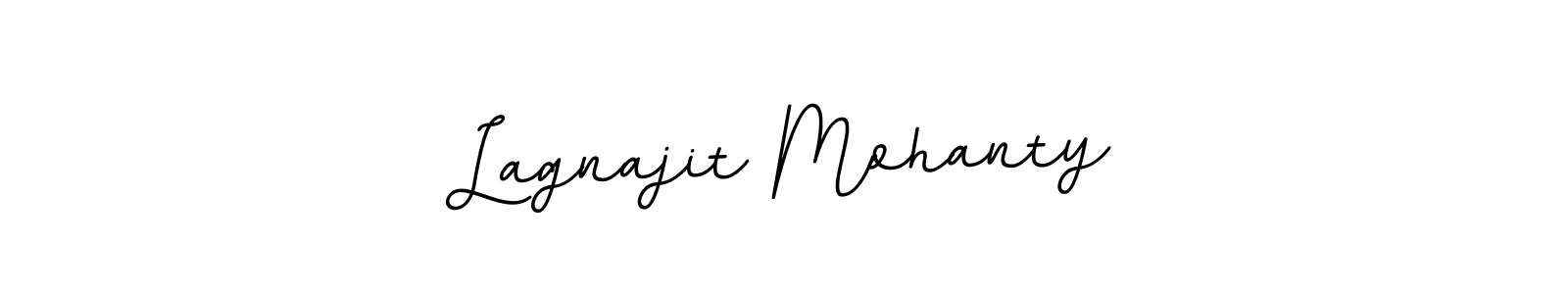 Use a signature maker to create a handwritten signature online. With this signature software, you can design (BallpointsItalic-DORy9) your own signature for name Lagnajit Mohanty. Lagnajit Mohanty signature style 11 images and pictures png