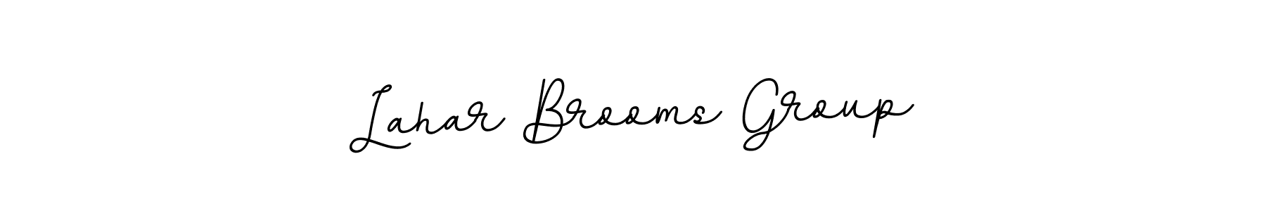 It looks lik you need a new signature style for name Lahar Brooms Group. Design unique handwritten (BallpointsItalic-DORy9) signature with our free signature maker in just a few clicks. Lahar Brooms Group signature style 11 images and pictures png