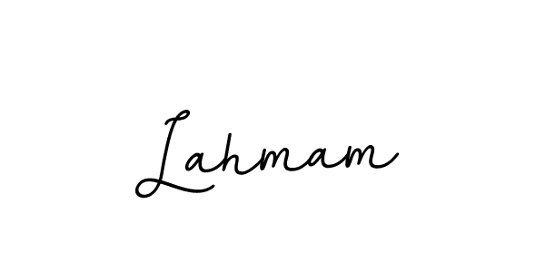 Make a beautiful signature design for name Lahmam. With this signature (BallpointsItalic-DORy9) style, you can create a handwritten signature for free. Lahmam signature style 11 images and pictures png