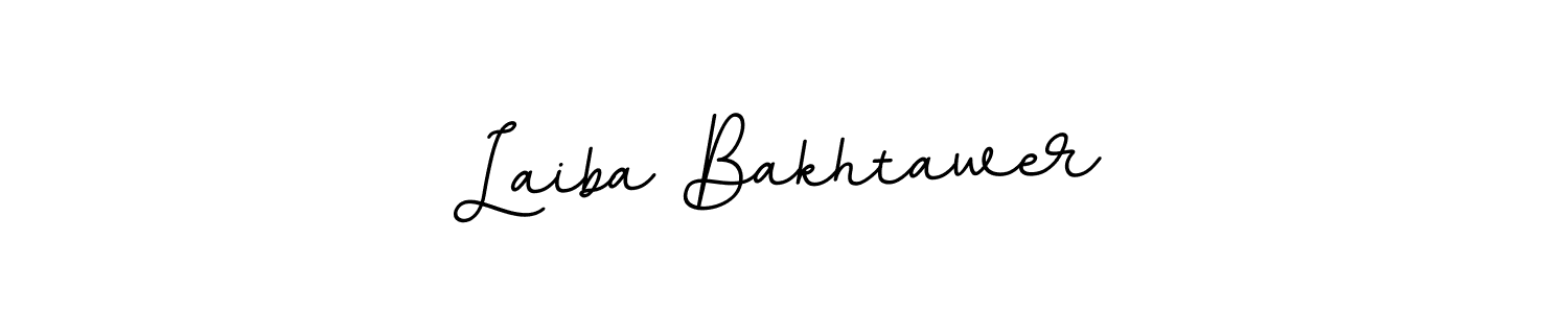 Laiba Bakhtawer stylish signature style. Best Handwritten Sign (BallpointsItalic-DORy9) for my name. Handwritten Signature Collection Ideas for my name Laiba Bakhtawer. Laiba Bakhtawer signature style 11 images and pictures png