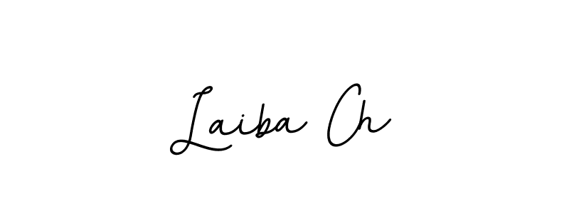 The best way (BallpointsItalic-DORy9) to make a short signature is to pick only two or three words in your name. The name Laiba Ch include a total of six letters. For converting this name. Laiba Ch signature style 11 images and pictures png