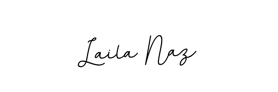 Design your own signature with our free online signature maker. With this signature software, you can create a handwritten (BallpointsItalic-DORy9) signature for name Laila Naz. Laila Naz signature style 11 images and pictures png