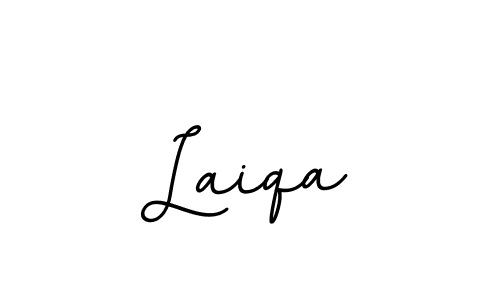 Create a beautiful signature design for name Laiqa. With this signature (BallpointsItalic-DORy9) fonts, you can make a handwritten signature for free. Laiqa signature style 11 images and pictures png