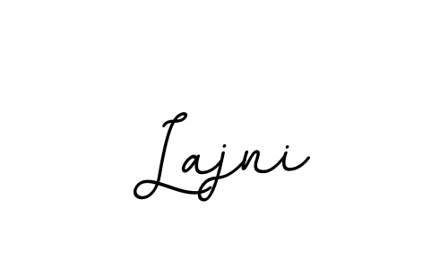 if you are searching for the best signature style for your name Lajni. so please give up your signature search. here we have designed multiple signature styles  using BallpointsItalic-DORy9. Lajni signature style 11 images and pictures png