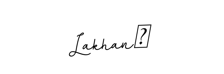 This is the best signature style for the Lakhan। name. Also you like these signature font (BallpointsItalic-DORy9). Mix name signature. Lakhan। signature style 11 images and pictures png