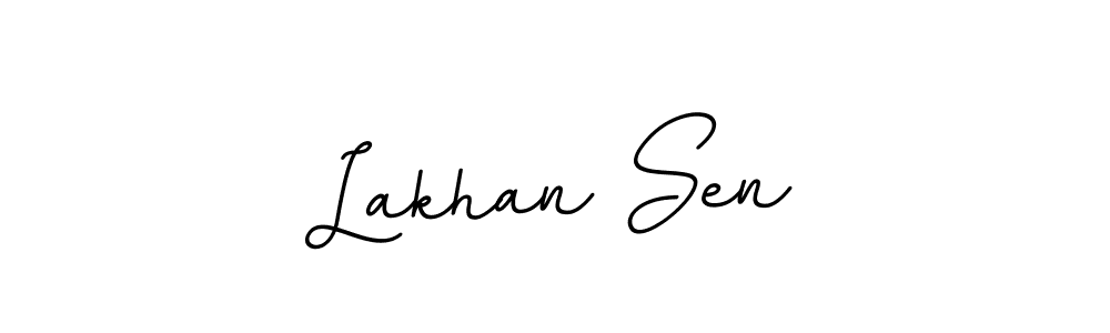You should practise on your own different ways (BallpointsItalic-DORy9) to write your name (Lakhan Sen) in signature. don't let someone else do it for you. Lakhan Sen signature style 11 images and pictures png