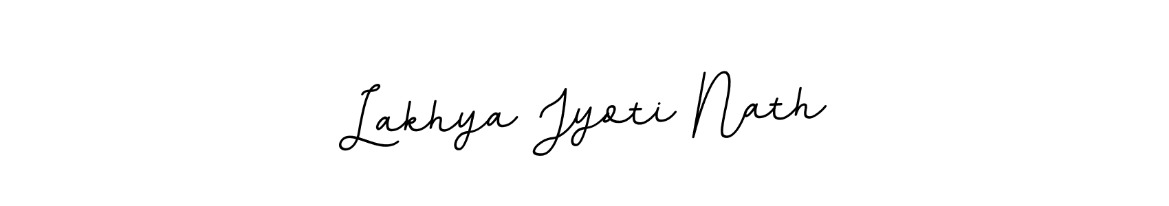 You should practise on your own different ways (BallpointsItalic-DORy9) to write your name (Lakhya Jyoti Nath) in signature. don't let someone else do it for you. Lakhya Jyoti Nath signature style 11 images and pictures png