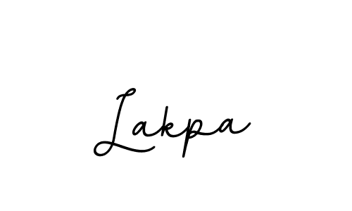 Design your own signature with our free online signature maker. With this signature software, you can create a handwritten (BallpointsItalic-DORy9) signature for name Lakpa. Lakpa signature style 11 images and pictures png