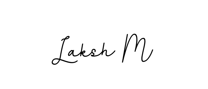 Also we have Laksh M name is the best signature style. Create professional handwritten signature collection using BallpointsItalic-DORy9 autograph style. Laksh M signature style 11 images and pictures png