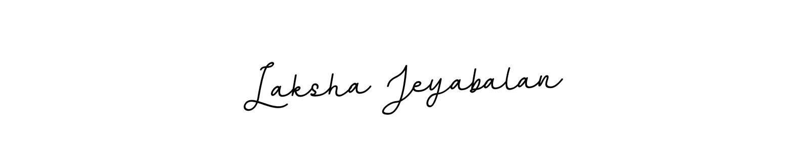 It looks lik you need a new signature style for name Laksha Jeyabalan. Design unique handwritten (BallpointsItalic-DORy9) signature with our free signature maker in just a few clicks. Laksha Jeyabalan signature style 11 images and pictures png