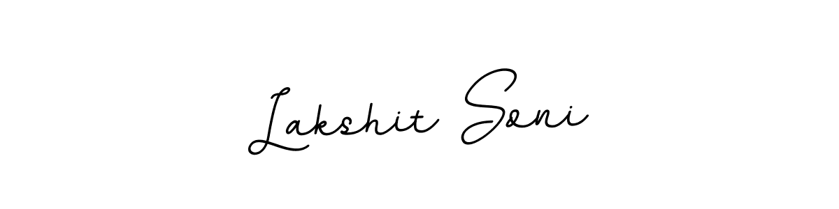 How to make Lakshit Soni name signature. Use BallpointsItalic-DORy9 style for creating short signs online. This is the latest handwritten sign. Lakshit Soni signature style 11 images and pictures png