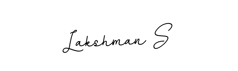 It looks lik you need a new signature style for name Lakshman S. Design unique handwritten (BallpointsItalic-DORy9) signature with our free signature maker in just a few clicks. Lakshman S signature style 11 images and pictures png