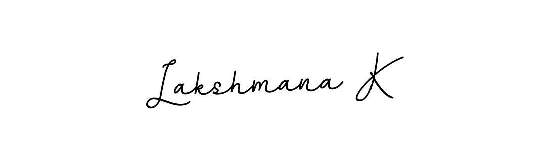 This is the best signature style for the Lakshmana K name. Also you like these signature font (BallpointsItalic-DORy9). Mix name signature. Lakshmana K signature style 11 images and pictures png