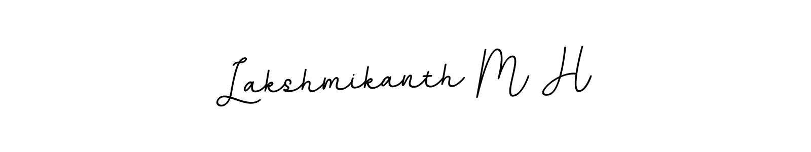 How to make Lakshmikanth M H signature? BallpointsItalic-DORy9 is a professional autograph style. Create handwritten signature for Lakshmikanth M H name. Lakshmikanth M H signature style 11 images and pictures png