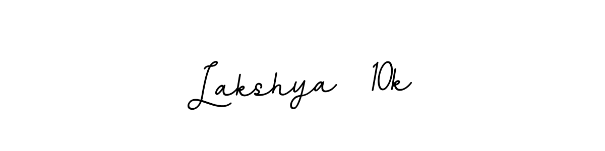 Design your own signature with our free online signature maker. With this signature software, you can create a handwritten (BallpointsItalic-DORy9) signature for name Lakshya  10k. Lakshya  10k signature style 11 images and pictures png