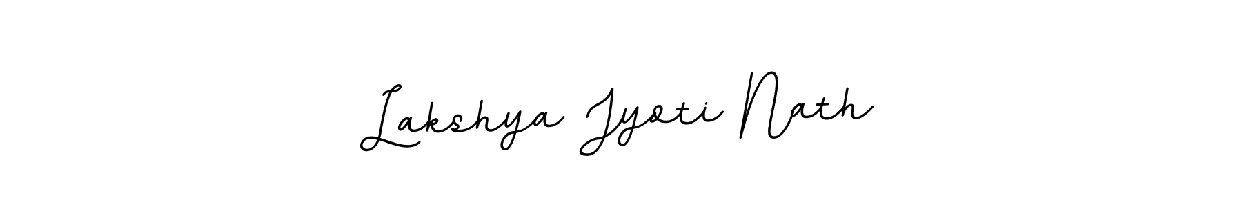 Design your own signature with our free online signature maker. With this signature software, you can create a handwritten (BallpointsItalic-DORy9) signature for name Lakshya Jyoti Nath. Lakshya Jyoti Nath signature style 11 images and pictures png