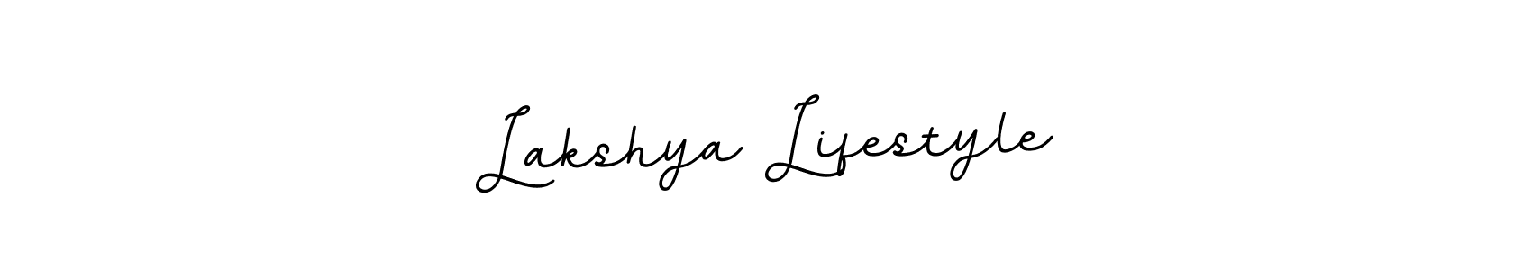 Lakshya Lifestyle stylish signature style. Best Handwritten Sign (BallpointsItalic-DORy9) for my name. Handwritten Signature Collection Ideas for my name Lakshya Lifestyle. Lakshya Lifestyle signature style 11 images and pictures png
