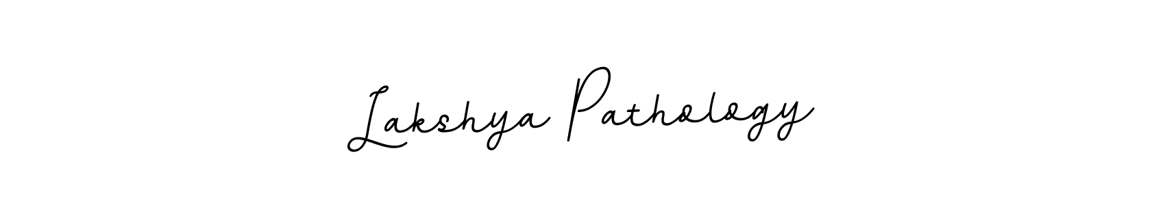 The best way (BallpointsItalic-DORy9) to make a short signature is to pick only two or three words in your name. The name Lakshya Pathology include a total of six letters. For converting this name. Lakshya Pathology signature style 11 images and pictures png