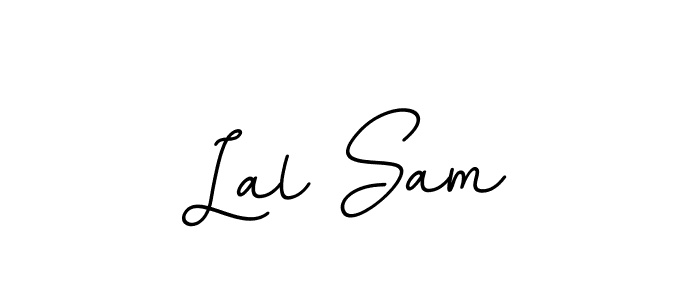 Use a signature maker to create a handwritten signature online. With this signature software, you can design (BallpointsItalic-DORy9) your own signature for name Lal Sam. Lal Sam signature style 11 images and pictures png