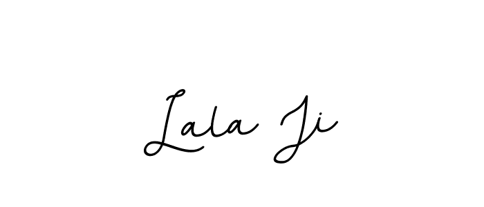 Create a beautiful signature design for name Lala Ji. With this signature (BallpointsItalic-DORy9) fonts, you can make a handwritten signature for free. Lala Ji signature style 11 images and pictures png