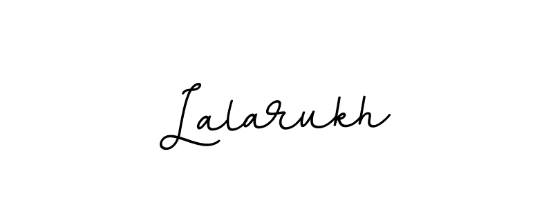Design your own signature with our free online signature maker. With this signature software, you can create a handwritten (BallpointsItalic-DORy9) signature for name Lalarukh. Lalarukh signature style 11 images and pictures png