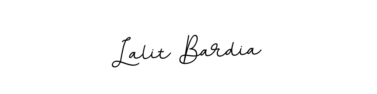 Create a beautiful signature design for name Lalit Bardia. With this signature (BallpointsItalic-DORy9) fonts, you can make a handwritten signature for free. Lalit Bardia signature style 11 images and pictures png