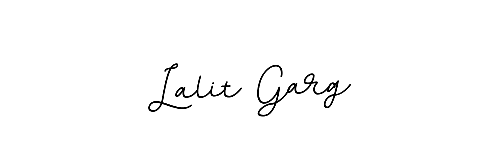 Make a beautiful signature design for name Lalit Garg. With this signature (BallpointsItalic-DORy9) style, you can create a handwritten signature for free. Lalit Garg signature style 11 images and pictures png