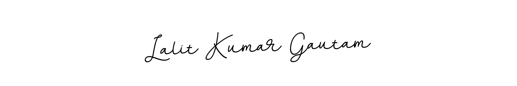 Also You can easily find your signature by using the search form. We will create Lalit Kumar Gautam name handwritten signature images for you free of cost using BallpointsItalic-DORy9 sign style. Lalit Kumar Gautam signature style 11 images and pictures png