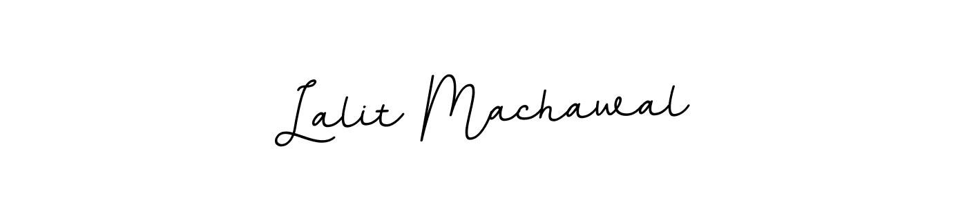 The best way (BallpointsItalic-DORy9) to make a short signature is to pick only two or three words in your name. The name Lalit Machawal include a total of six letters. For converting this name. Lalit Machawal signature style 11 images and pictures png