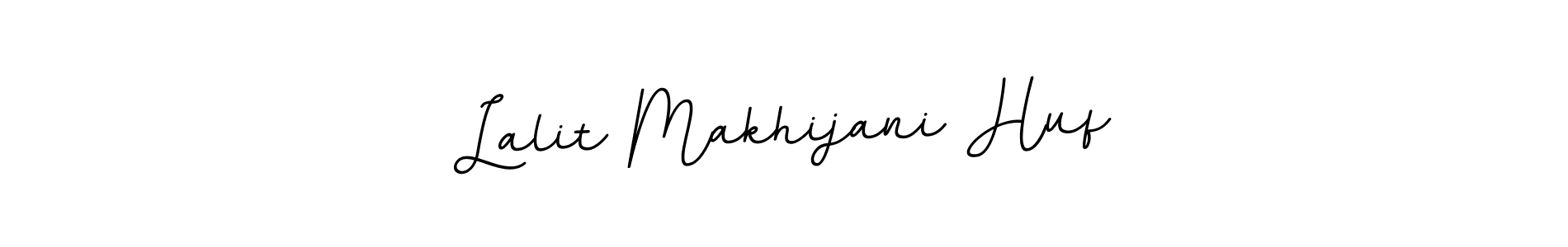 Create a beautiful signature design for name Lalit Makhijani Huf. With this signature (BallpointsItalic-DORy9) fonts, you can make a handwritten signature for free. Lalit Makhijani Huf signature style 11 images and pictures png
