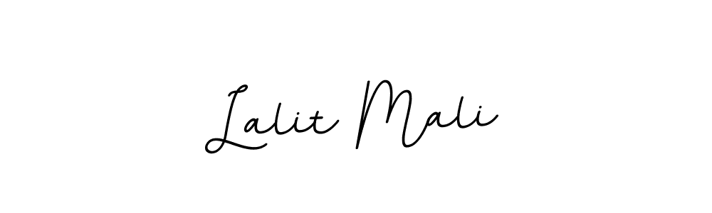 This is the best signature style for the Lalit Mali name. Also you like these signature font (BallpointsItalic-DORy9). Mix name signature. Lalit Mali signature style 11 images and pictures png